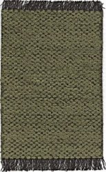 Green and Black Woven Area Rug