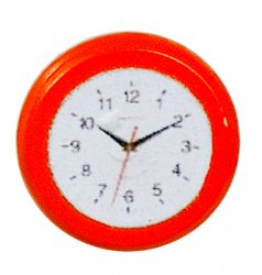 T8453 WALL CLOCK/RED