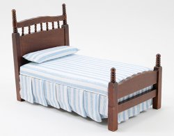 CLA10063 - Single Bed, Walnut