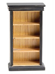 CLA12042 - Bookshelf without Books, Black and Pine