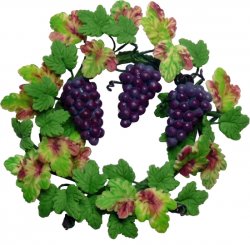 GrapeVine Wreath with Grapes