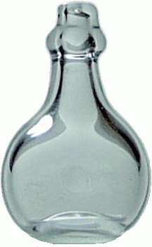Flat Glass Flask