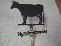 Black Cow Weathervane