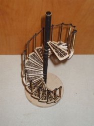 1/2" scale Sprial Stairs HALF SCALE