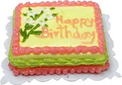 Happy Birthday Pastel Sheet Cake