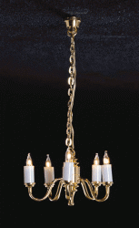 5 Up-Arm Colonial Chandelier