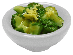 Broccoli in a white bowl