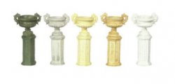 Ancient Urn W/Base 2 Sets Green