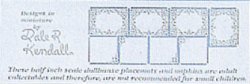 1/2" scale Placemats