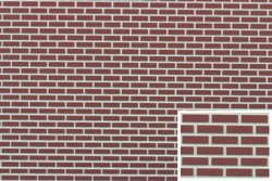 Brick: Red On White, 11x15