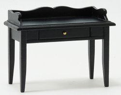 Desk With Drawer, Black
