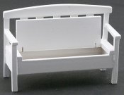 CLA10746 - Garden Bench, White