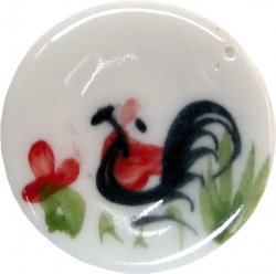 Ceramic Rooster plate