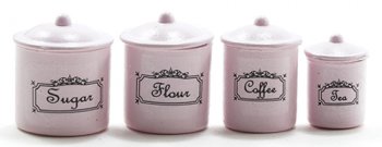 IM65611 - Canister Set, 4 Piece - Pink