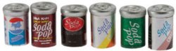 Pop Cans, Assorted 6pk