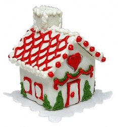 White Gingerbread House
