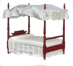 Canopy Bed, Mahogany