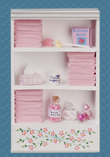 AZSH0001 - Large Bath Cabinet, Pink - Click Image to Close