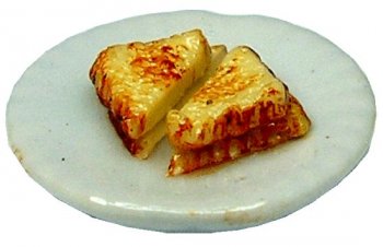 Grilled Cheese Sandwich on plate