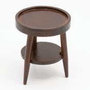 CLA12051 - Round Side Table, Walnut