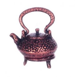 Antique Copper Teapot/Stand
