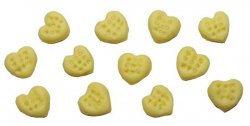 Heart shaped butter cookies