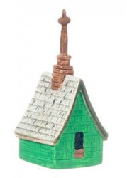Green Cottage Birdhouse