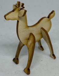 AS6002 Wooden Fawn - KIT