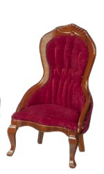 D6272 VICT.LADY'S CHAIR/RED