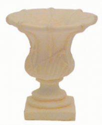 3Pc Urn, Brown W/Moss