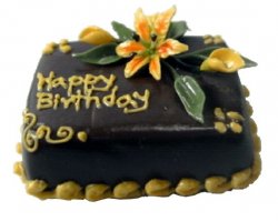 Chocolate birthday sheet cake