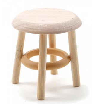 CLA08705 - Stool, Unfinished, 1-1/2 Inch