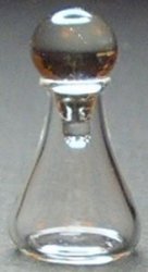 Glass Flask with Topper