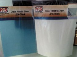 CLEAR PLASTIC .010INX8.5INX11IN 2PC