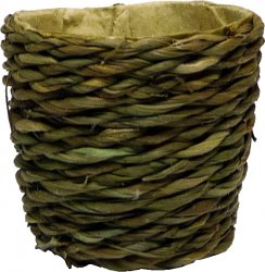 Woven tall round basket