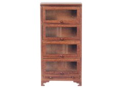 Bookcase with 4 glass doors