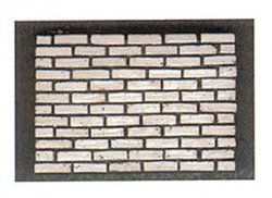 YM0203C White Brick Corner, 125Pcs