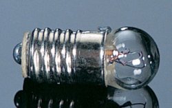 12V Screw-Base Bulb, Orange Glass CK1010-7B