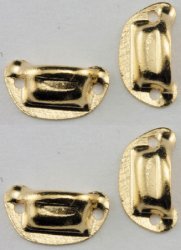 CLA05590 - Victorian Drawer Pull, Brass, 4/Pk