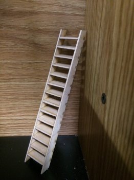 AM0088HS Open Ladder Stairs HALF SCALE