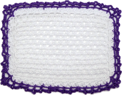 Knitted baby blanket