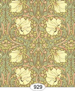 Wallpaper: William Morris Green Tulips