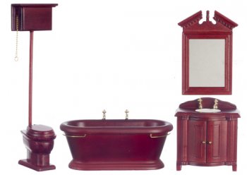 AZT3305 - Old Fashioned Bathroom Set, 4pc