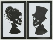 KCMHL1 - Skeleton Couple Picture Set, 2 Piece KCMHL1 - Skeleton Couple Picture Set, 2 Piece