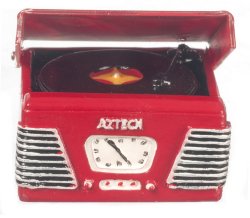 1950'S TURNTABLE/RED T8531