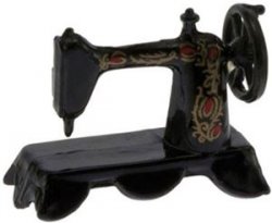 Table top sewing machine, black