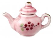 TEAPOT/PINK/RED/FLORAL B5189