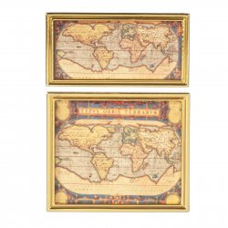 ANCIENT MAPS/GOLD METAL G7204