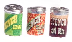 Soda Cans, 3Pc