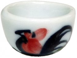 Ceramic Rooster bowl